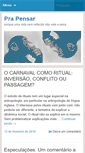 Mobile Screenshot of pra-pensar.org