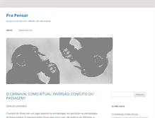 Tablet Screenshot of pra-pensar.org